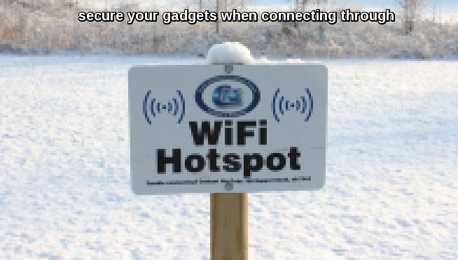 public wifi connection security